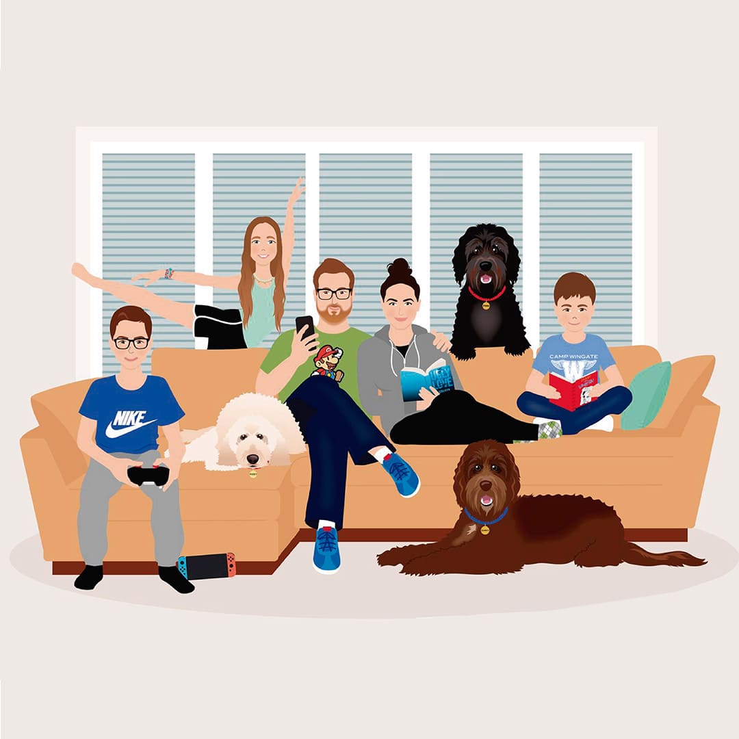 Hazme Caricatura - Más de 6 personas