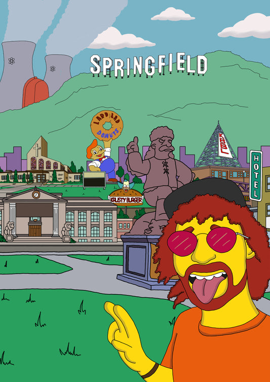 Luisito Comunica "viaja" a Springfield y estas son la imágenes