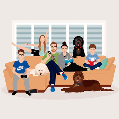 Hazme Caricatura - Más de 6 personas